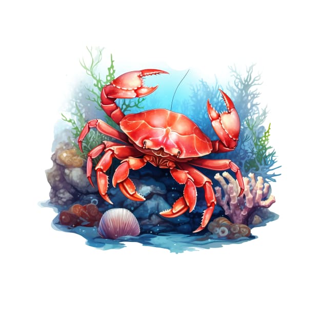 Red Crab by zooleisurelife