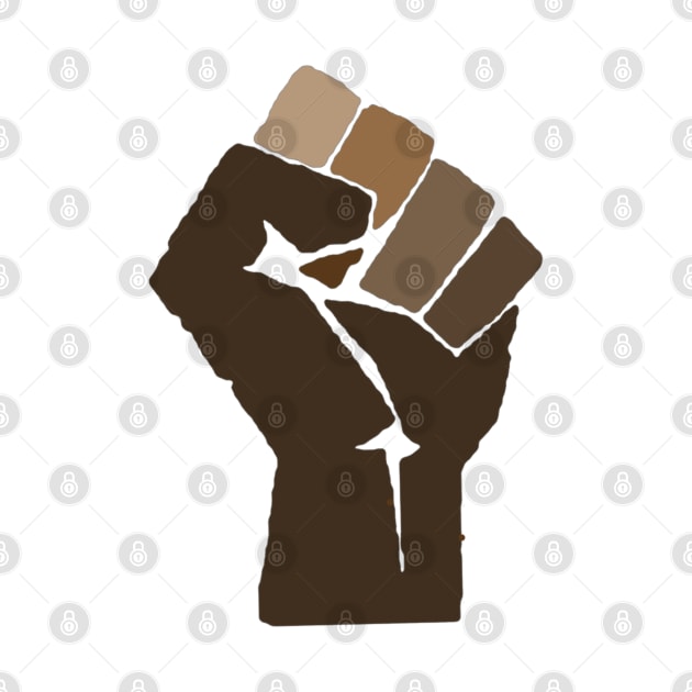 Black Power Fist by ThatGoodShirt