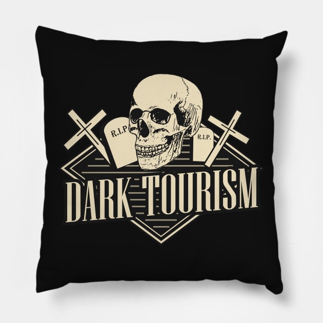 Dark Tourism Pillow by PedroVale