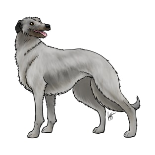 Dog - Scottish Deerhound - Light Gray T-Shirt