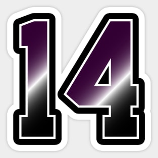 Paul Konerko #14 Jersey Number Sticker for Sale by StickBall