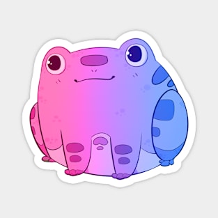 Chibi Frog Sitting - Bi Frog Magnet