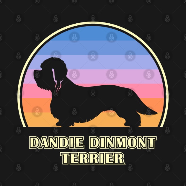 Dandie Dinmont Terrier Vintage Sunset Dog by millersye