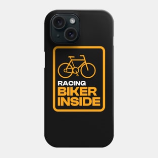 Racing Biker Inside Bicycle Phone Case