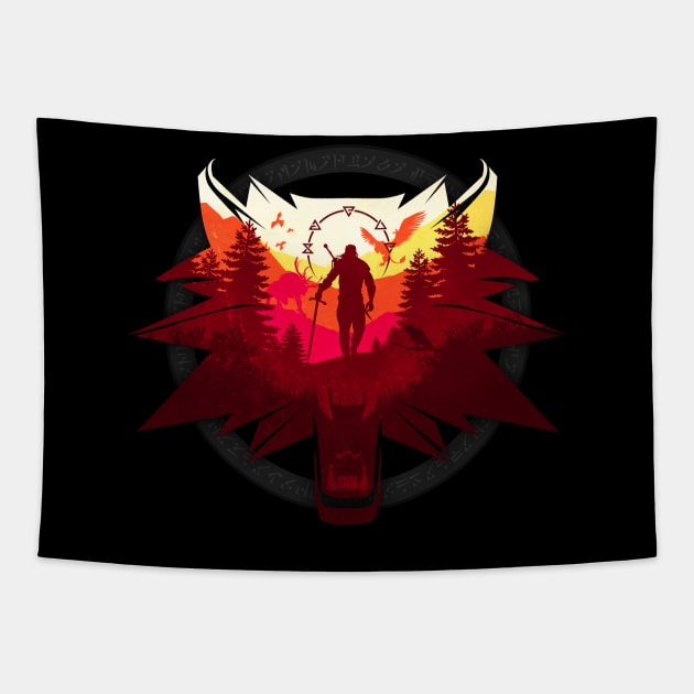 Witcher Tapestry by plonkbeast