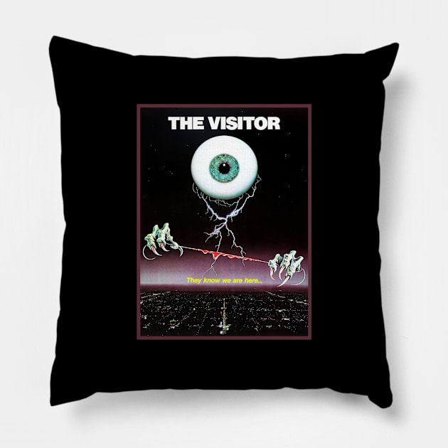 The Visitor 1979 Pillow by Asanisimasa