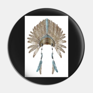 Bronze headdress Pin