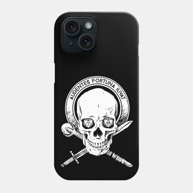 D&D Dungeons & Dragons FORTUNE FAVORS THE BOLD Phone Case by Natural 20 Shirts