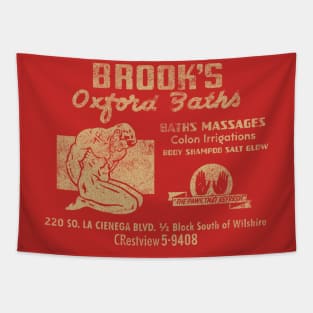 Vintage Brook's Oxford Baths Tapestry