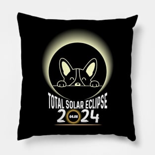 Solar Eclipse 2024 Shirt Total Eclipse April 8th 2024 Dog Pillow