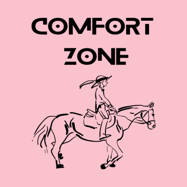 Horse with Lady - Comfort Zone by Bharat Parv