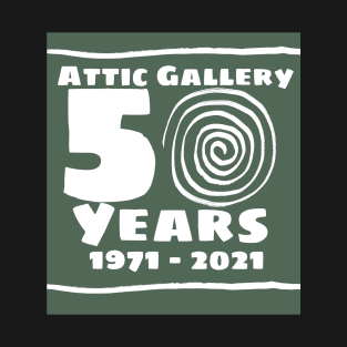 Attic 50 years logo green T-Shirt