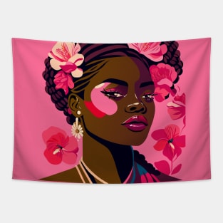 Cayenne flower lady Tapestry