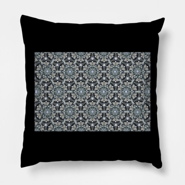 3D Tessellation of Stone Building Pillow by Norwood Designs