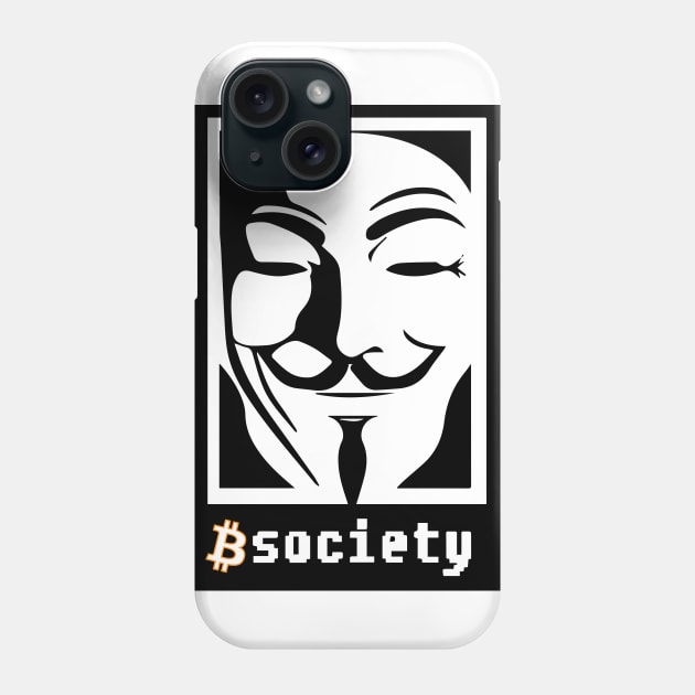 BTC Society Phone Case by CryptoDeity