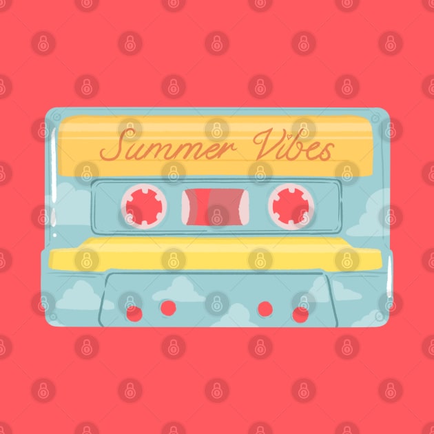 Summer Vibes Cassette Tape by DustandMarbles