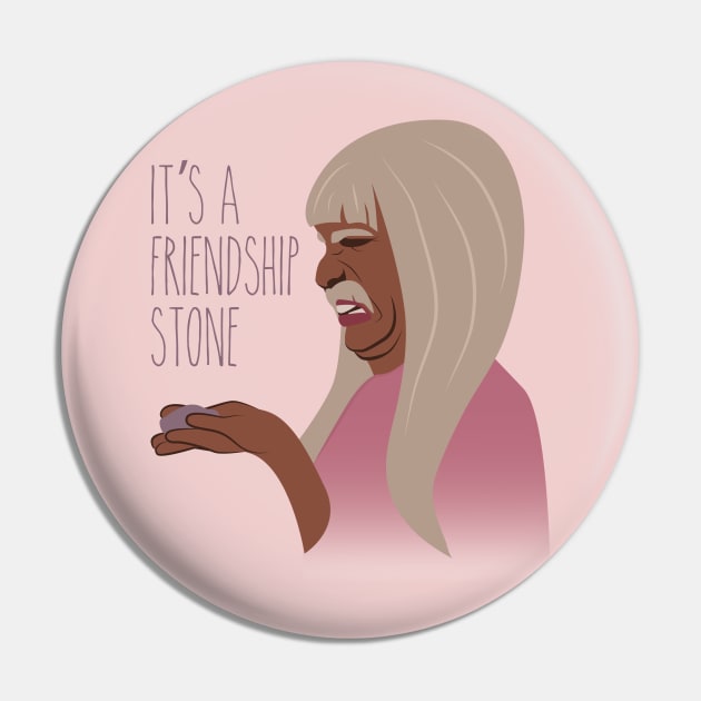 Friendship Stone Pin by sadsquatch