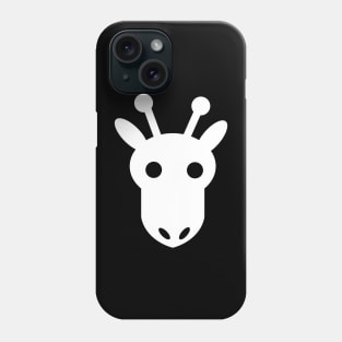 Shapes of Majesty - Black and White Giraffe Phone Case