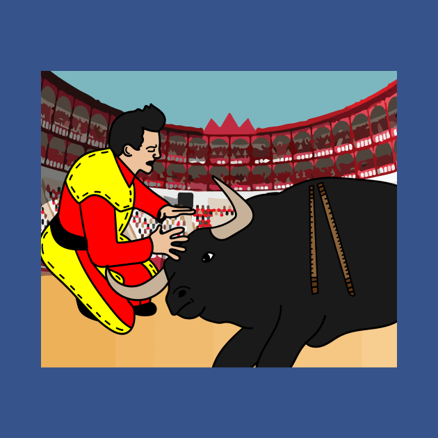 Arena Bullfight Torero Bull by flofin