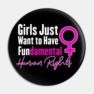 womens rights are human rights design for womens rights supporter Pin