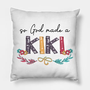 So God Made A Kiki Happy Mother's Day Pillow