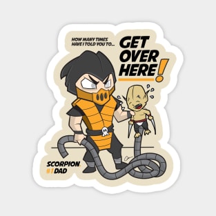 GET OVER HERE! (Scorpion and Baraka) Magnet