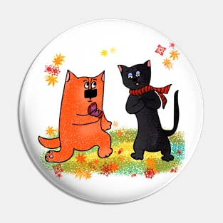 Cute cats merried Pin