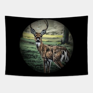 White-Tailed Deer Tapestry