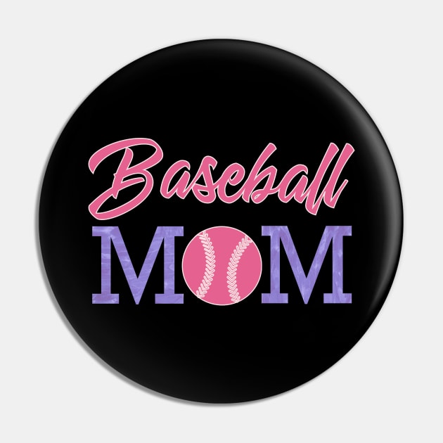 Baseball Mom / Funny Gift Pin by DragonTees