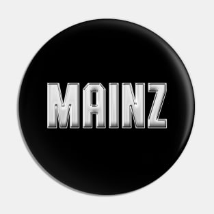 Mainz Stadt Mainzer Schriftzug Städter Rhein Pin