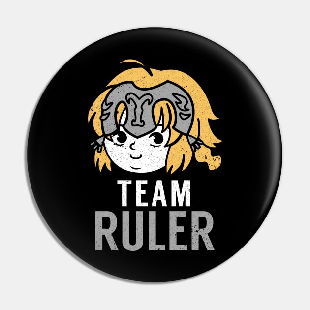Team Ruler Pin by merch.x.wear