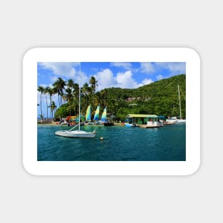 St. Lucia water toys Magnet