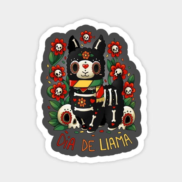 Dia de Llama Magnet by Vallina84