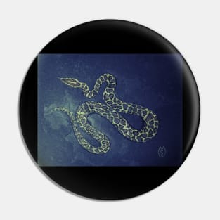 Snake in the sewer Pin