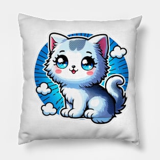 cat tee Pillow