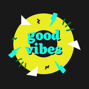 Good vibes retro music disc T-Shirt