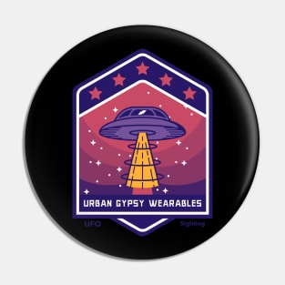 Urban Gypsy Wearable – UFO Sightings Pin