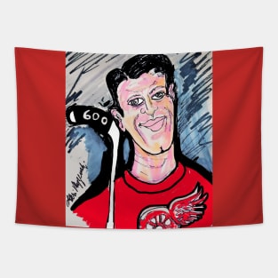 Gordie Howe  Detroit Red Wings 600 goals Tapestry