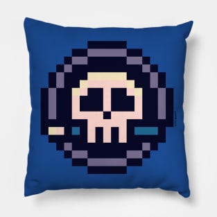 Manero Brushes Pixel Art Logo Pillow