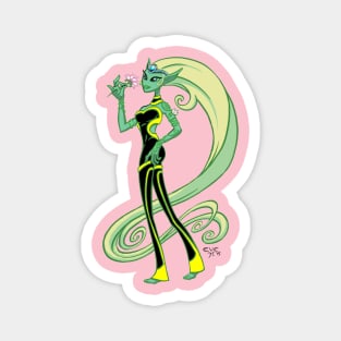 Eve Galactic Flower Maiden Magnet