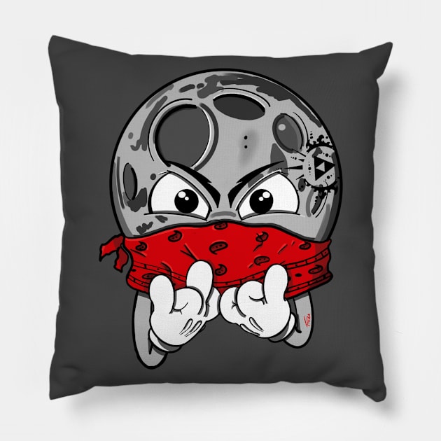 Blood Moon Pillow by freezethecomedian