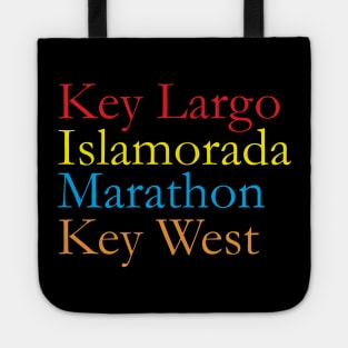 Key West - Islands retro vintage in the Florida Keys Tote