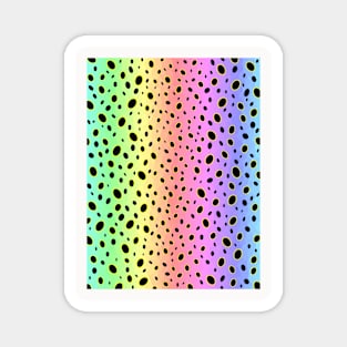 Psychedelic Frog Spots Magnet