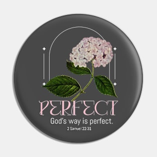 Perfect. God's way is perfect.  2 Samuel 22:31 Pin