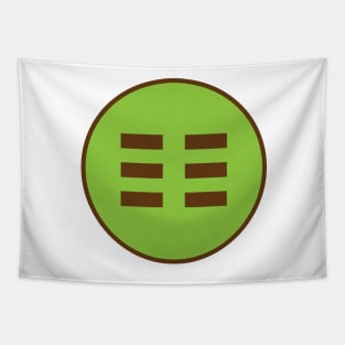 I Ching Earth Trigram ( Kun ) Tapestry