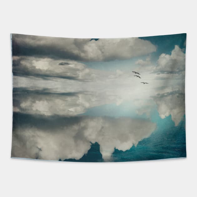 sea of clouds Tapestry by DyrkWyst