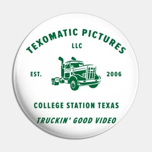 Texomatic Green Logo Pin