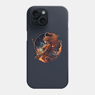 Sagittarius Zodiac Star Sign Design Phone Case