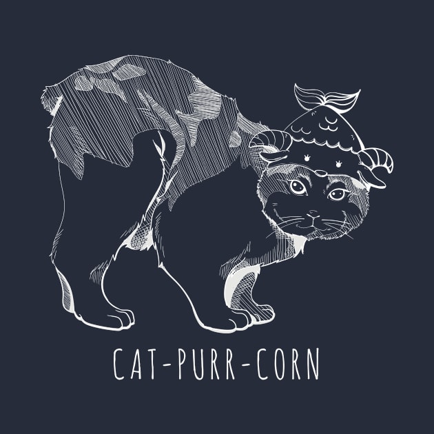 Cat-Purr-Corn Dark by celestylim@gmail.com