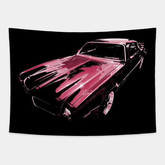 '71 Rosewood Bird Tapestry by MotorPix